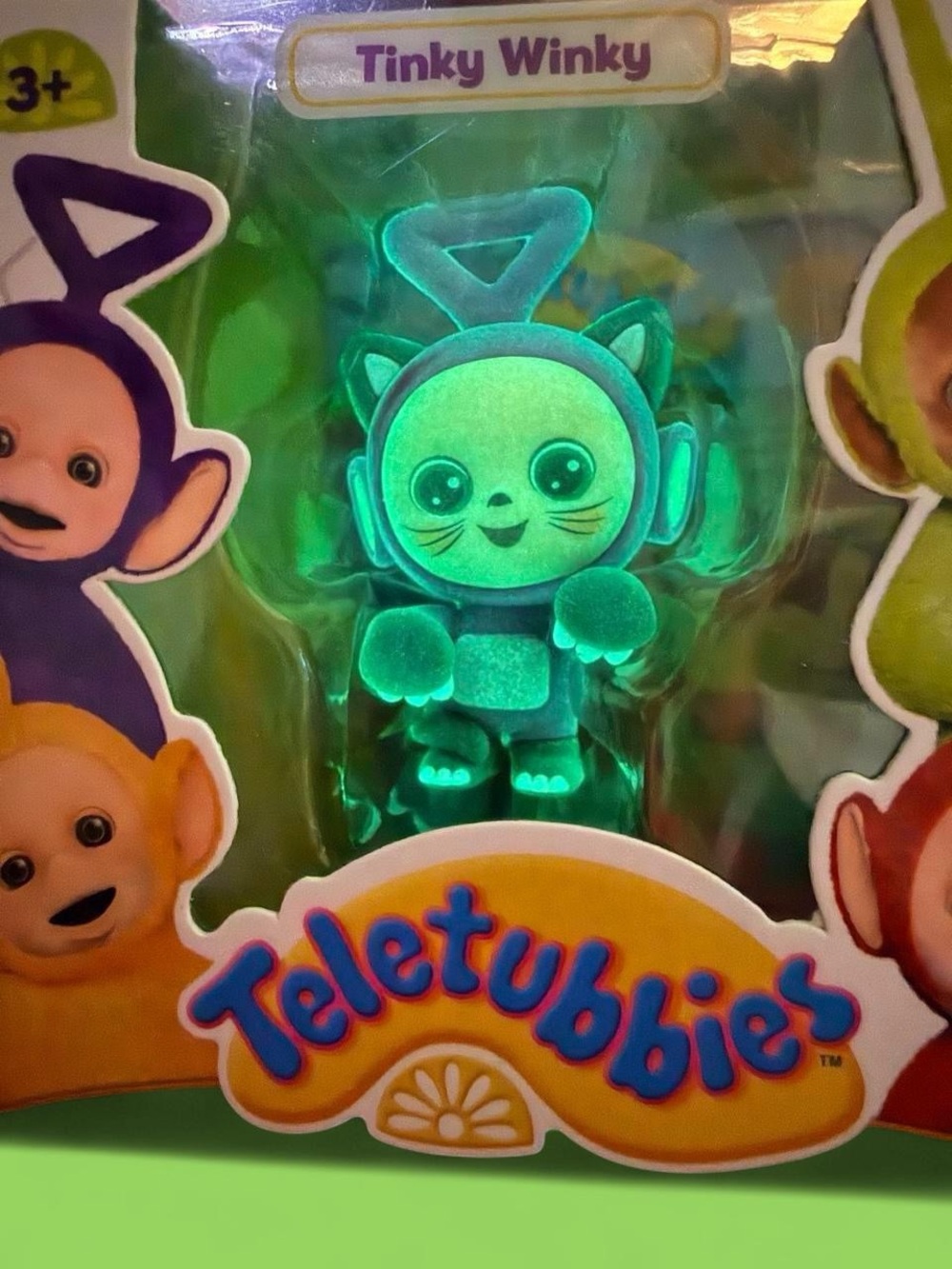 RARE GITD Tinky-Winky Cheebee Teletubby